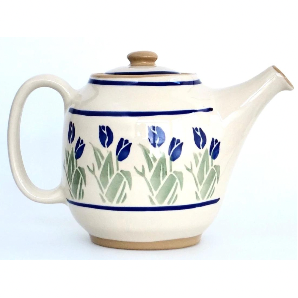 Teapot Blue Bloom