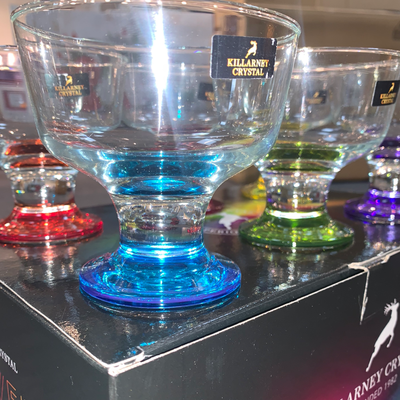 Coloured Dessert Bowls x6