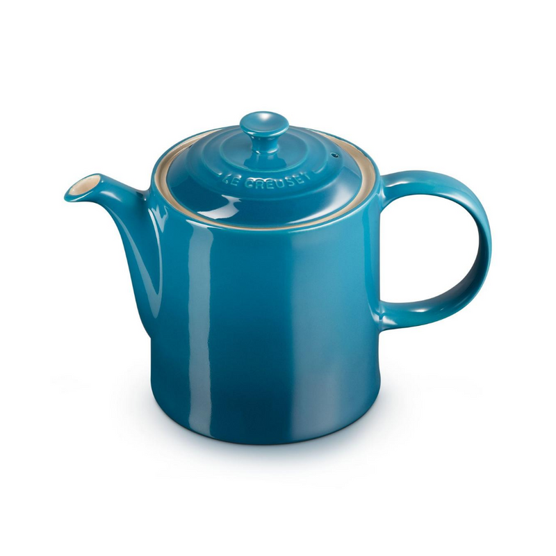Stoneware Grand Teapot, Deep Teal