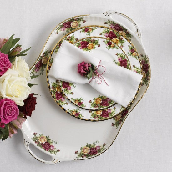 Old Country Roses Turkey Platter