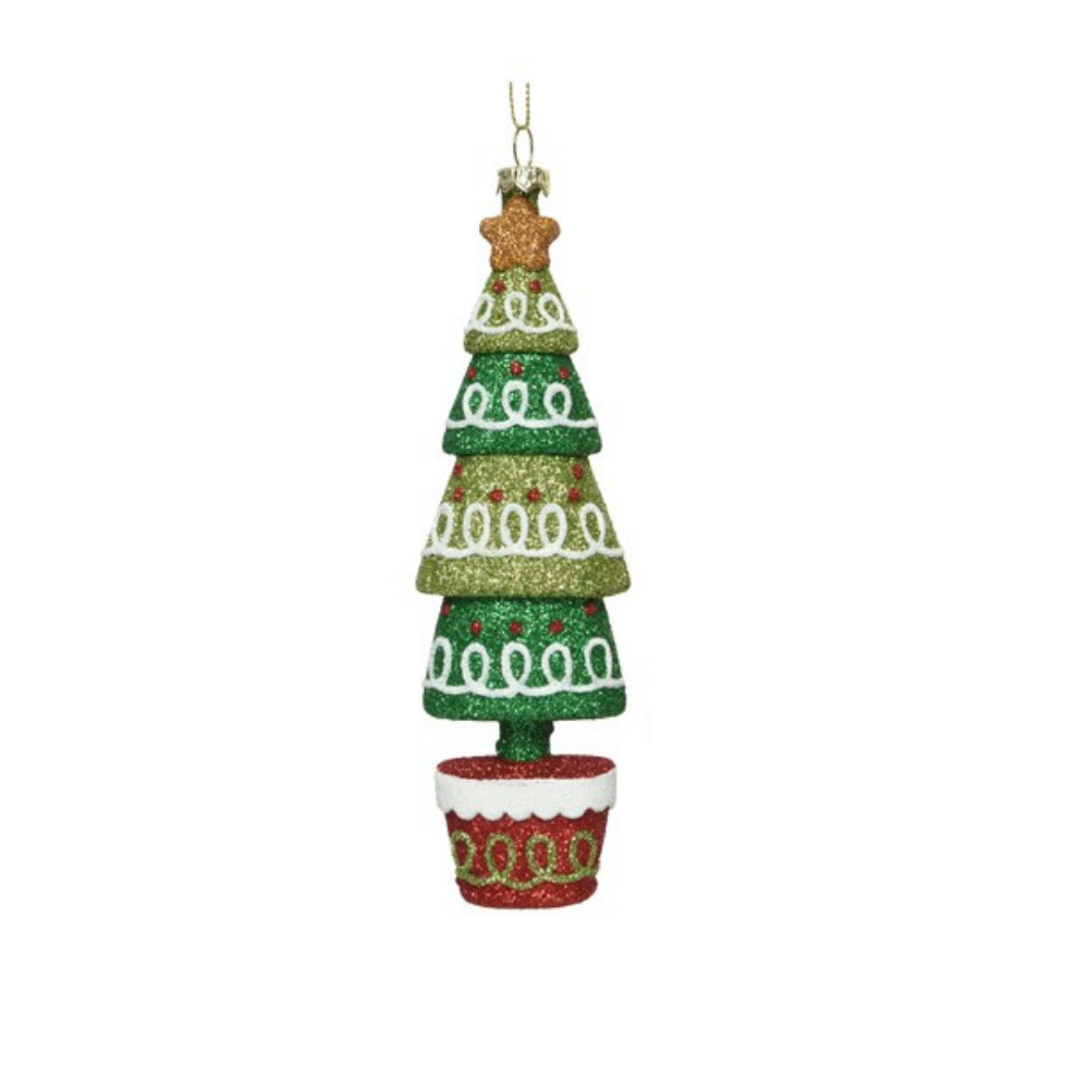 Glitter Christmas Tree Decoration